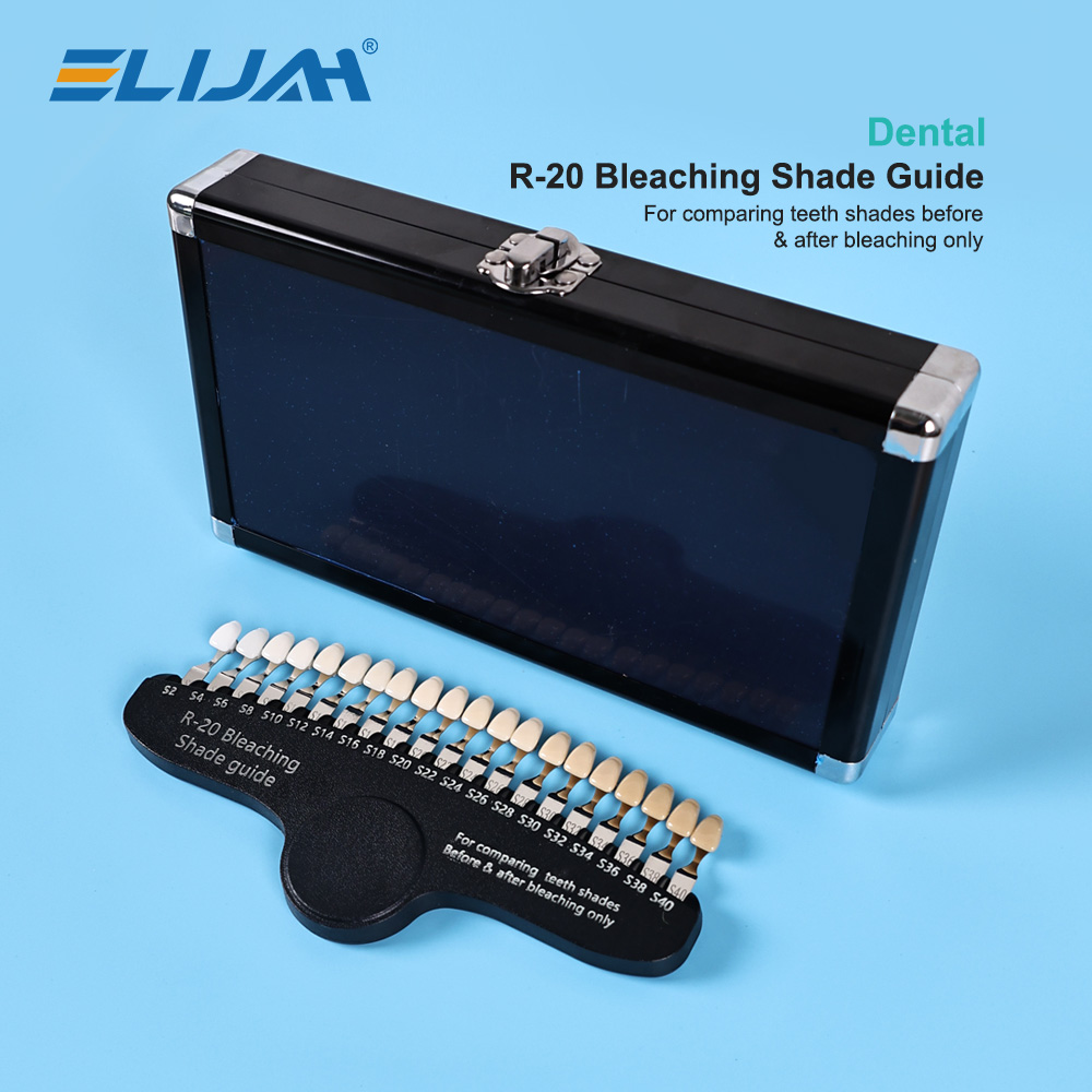 Teeth Whitening Shade Guide - エリヤ R-20 漂白シェードガイド歯科 20 色 3D