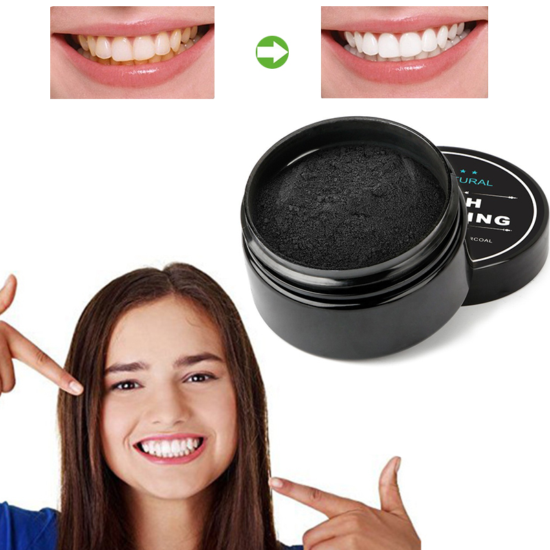 Whitening Powder Activated - 30グラム美白パウダー歯磨き強力な美白歯粉末木炭口腔衛生ケアクリーニング活性炭粉末