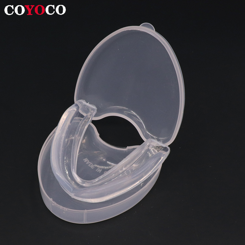 Dental Guard Night - COYOCO スポーツ歯シリコーンマウスガードボクシングプロテクター耐摩耗フリーシェーピングテコンドーマウスガード空手ラグビーブレース