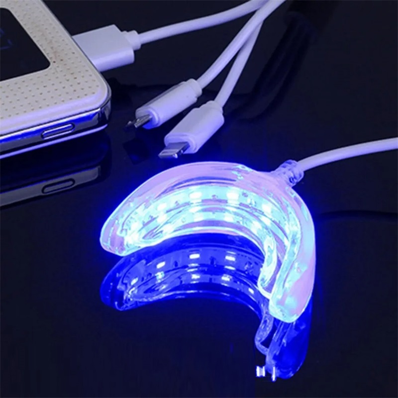 Teeth Whitening Device - 歯のホワイトニング アクセラレーター スマート LED ブルーライト ポータブル