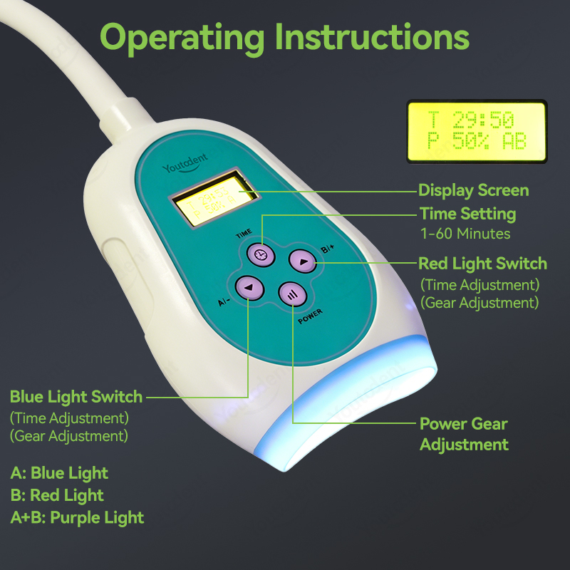 50W歯科用タッチスクリーン3色歯ホワイトニングマシン冷光ラ - Teeth Whitening Device のレビューと価格