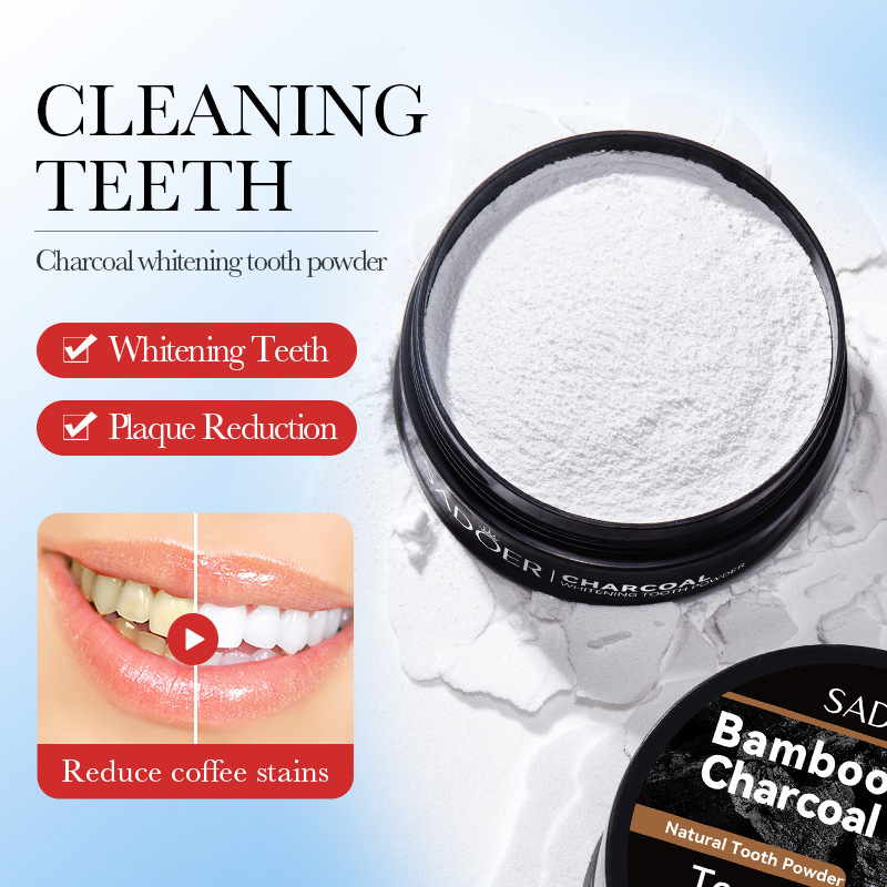 竹活性炭粉末,歯のホワイトニング,歯石,汚れの除去,黄色,6 - Whitening Powder Activated のレビューと価格
