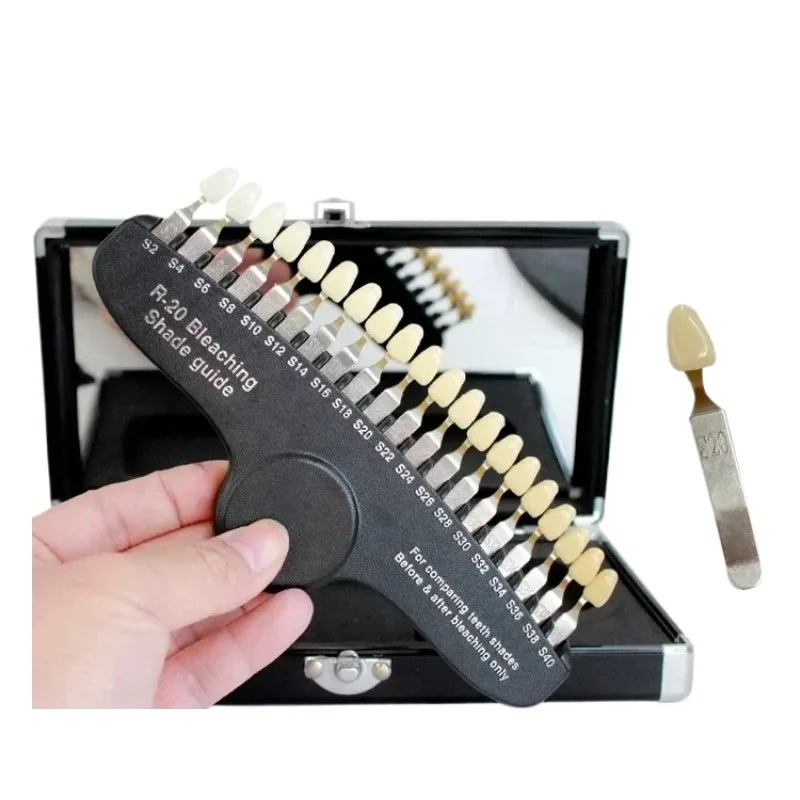 プロフェッショナル歯のホワイトニング漂白シェードガイド/20 - Teeth Whitening Shade Guide のレビューと価格