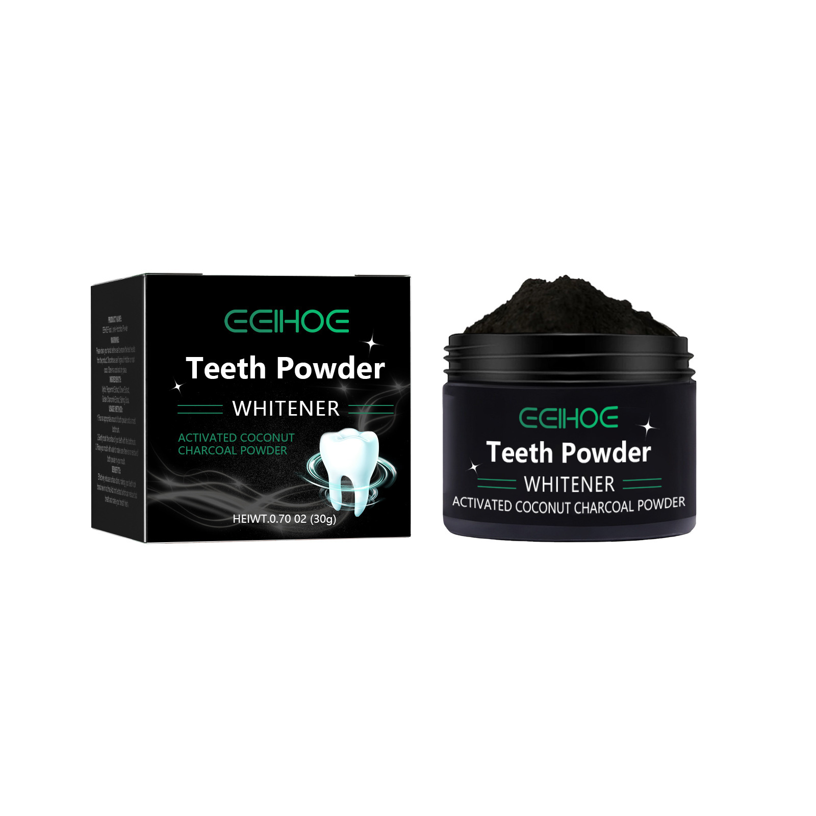 EELHOE 炭パウダー歯のホワイトニング製品の汚れを除去口 - Whitening Powder Activated のレビューと価格