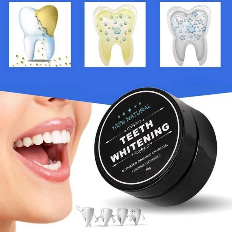 歯のホワイトニングパウダー,口腔洗浄パッキング,竹炭,白,歯 - Whitening Powder Activated のレビューと価格