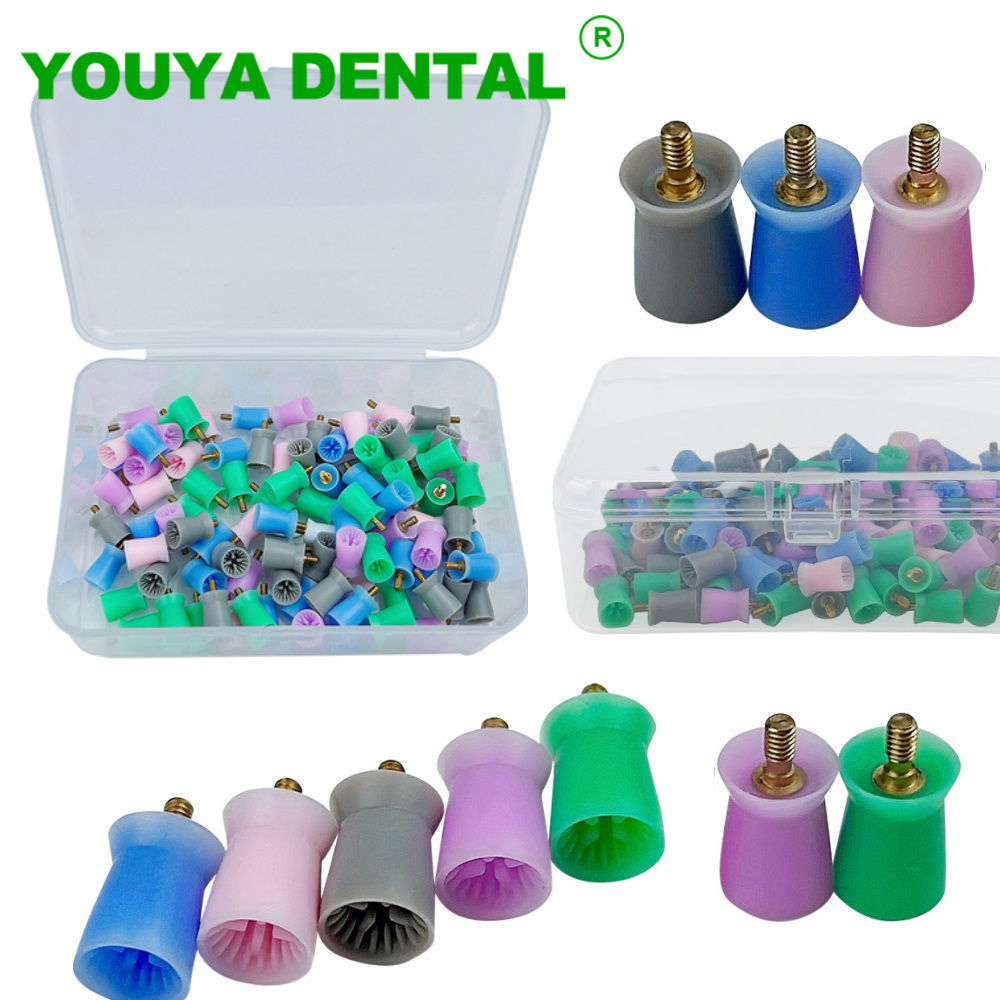 100個/箱 歯科用プロフィーカップ スクリューイン/ラッチ - Whitening Teeth Dentist のレビューと価格