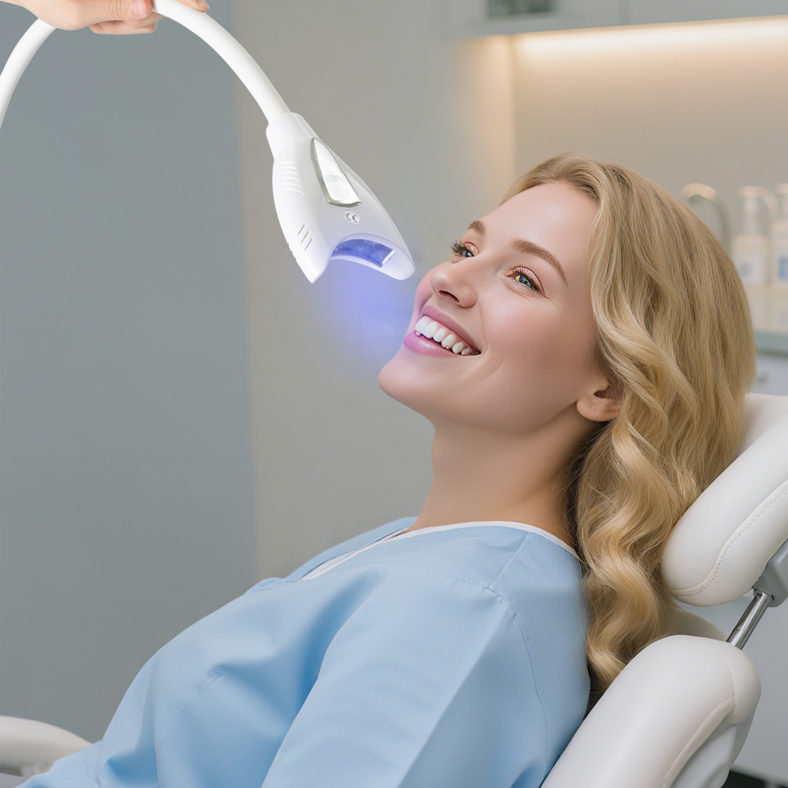 歯科用歯のホワイトニングマシン 高さ調節可能なスタンド 歯の - Teeth Whitening Device のレビューと価格