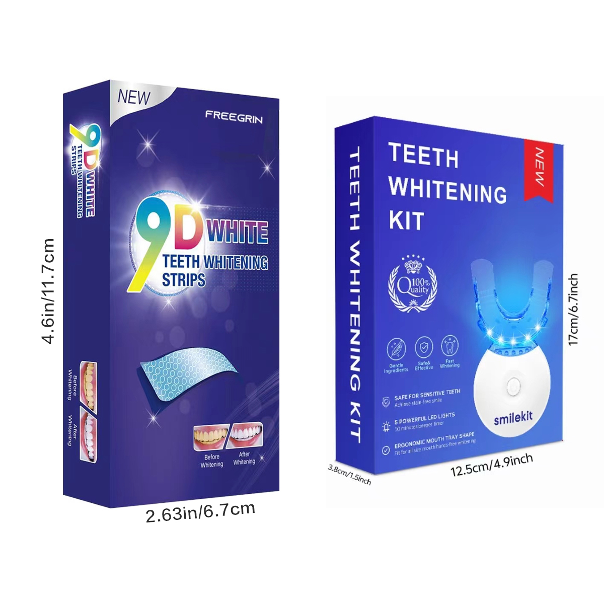 歯のホワイトニングキット - 5X LEDライト歯のホワイト - Teeth Whitening Led Light のレビューと価格