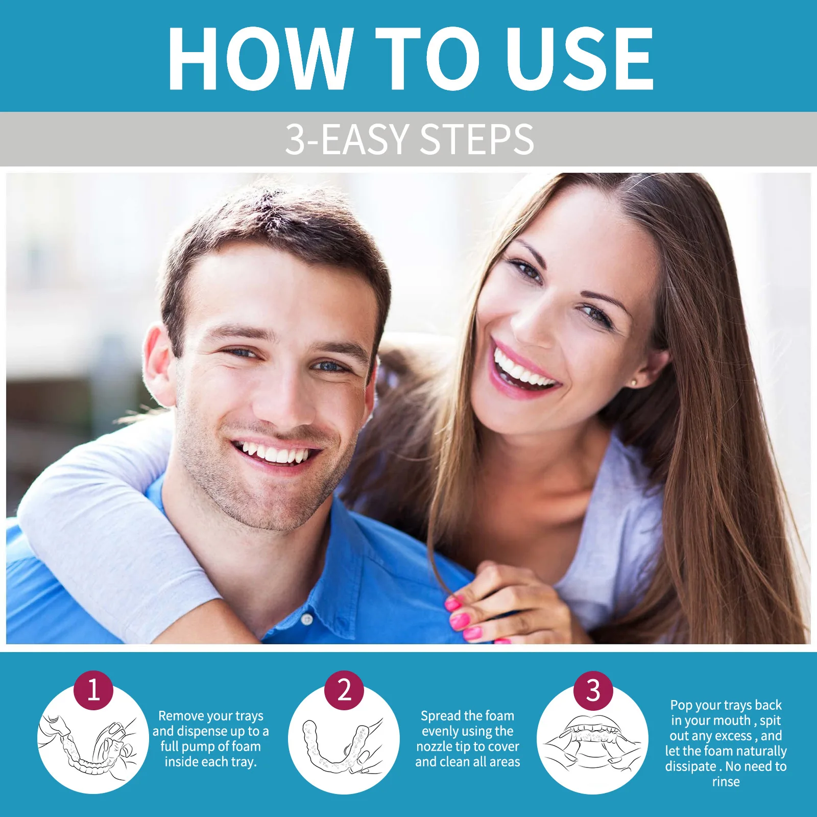 アライナー義歯クリーナーフォームディープクリーニングブレース - Teeth Whitening Foam のレビューと価格