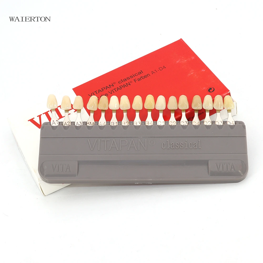 16色歯のホワイトニング用ポーセレン 16色シェードガイド  - Teeth Whitening Shade Guide のレビューと価格