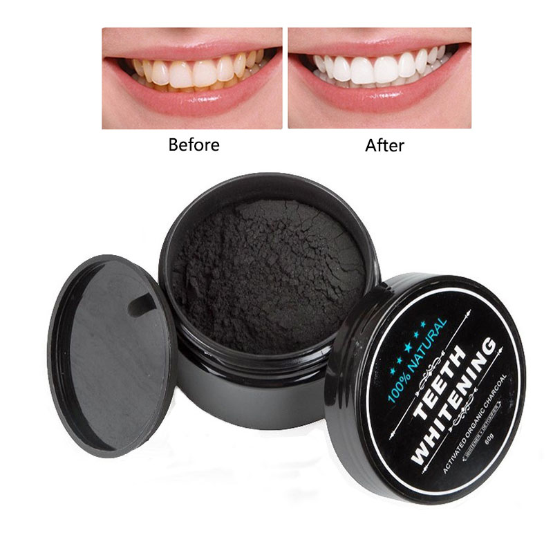 30グラム美白パウダー歯磨き強力な美白歯粉末木炭口腔衛生ケア - Whitening Powder Activated のレビューと価格