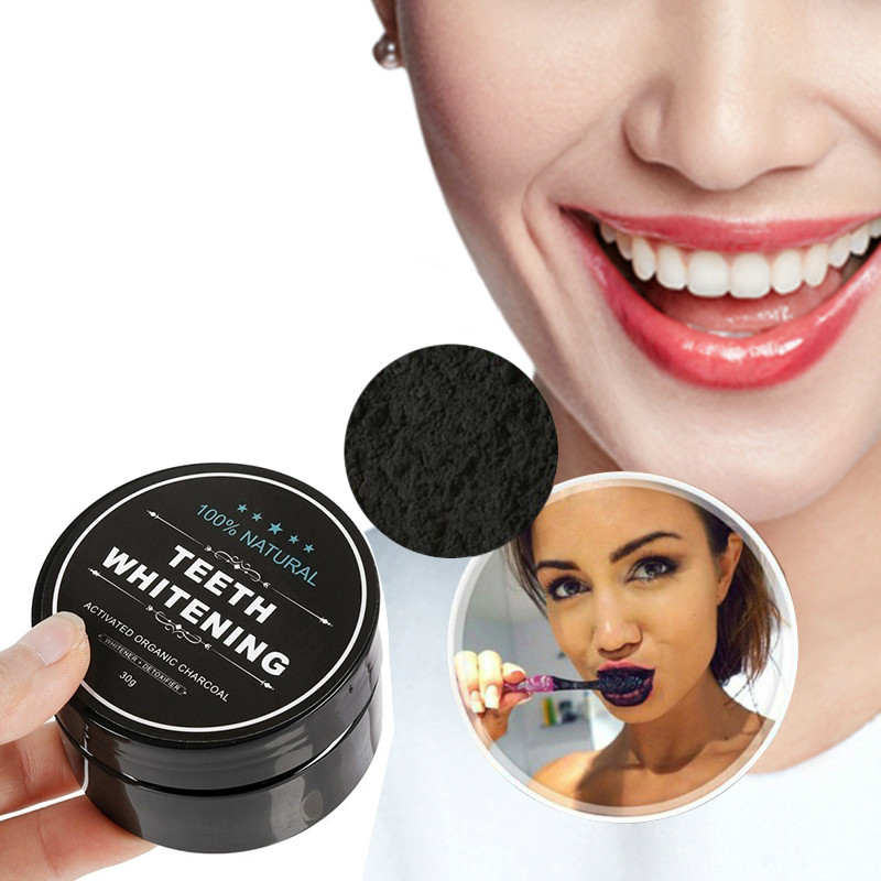 30グラム美白パウダー歯磨き強力な美白歯粉末木炭口腔衛生ケア - Whitening Powder Activated のレビューと価格