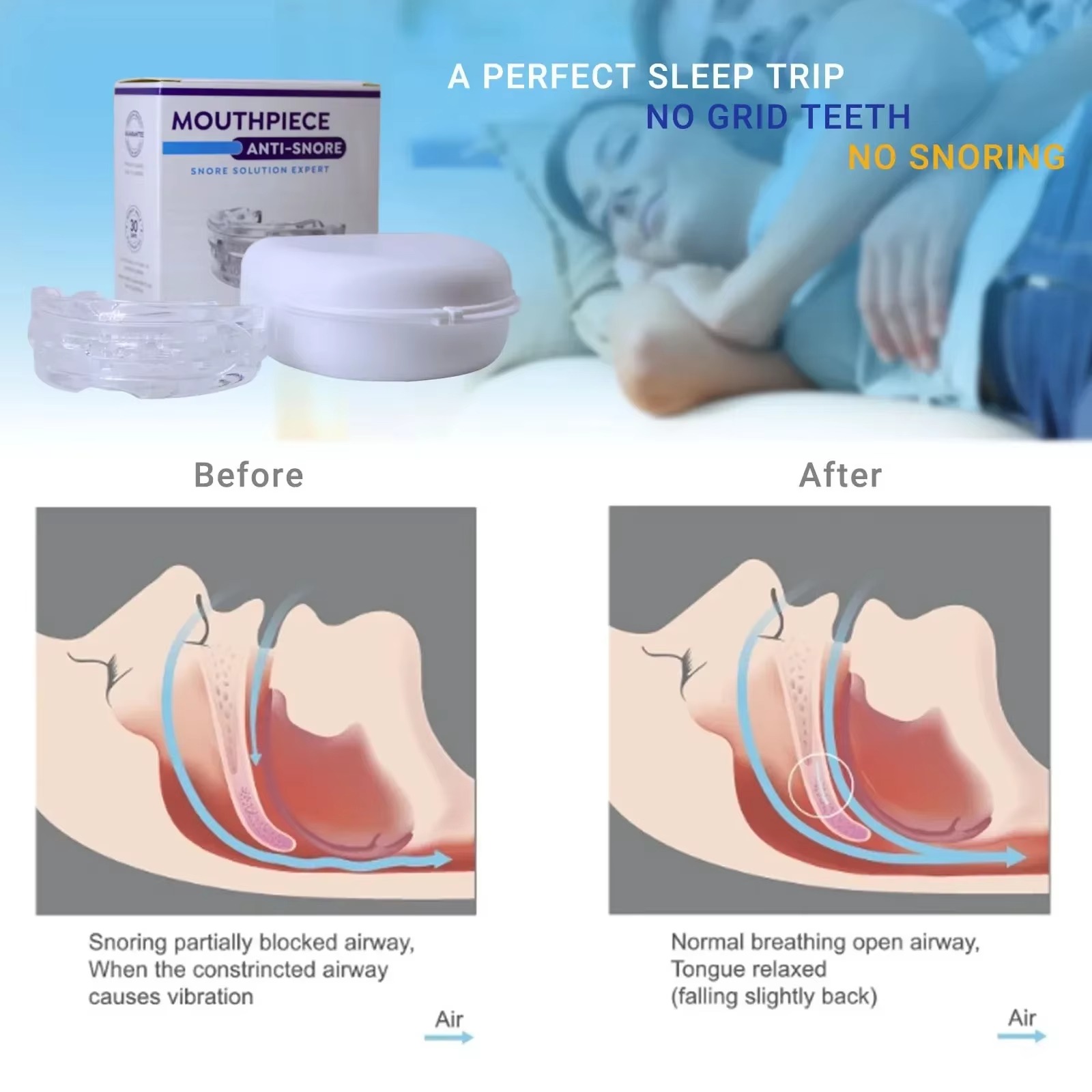 1/2/3/4/5 個、いびき防止歯ぎしりマウスガード睡眠を - Dental Guard Night のレビューと価格