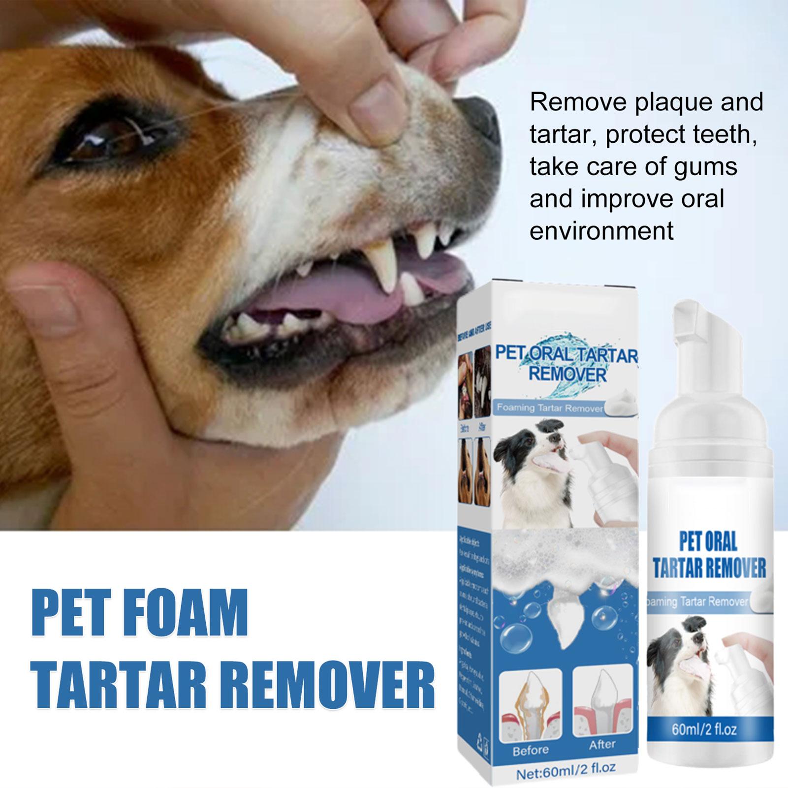 新しい60mlペット用オーラルケアフォーム、優しい歯のクリー - Teeth Whitening Foam のレビューと価格